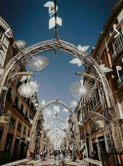 New Luxurious Studio With Patio/Center Apartment Malaga Spain